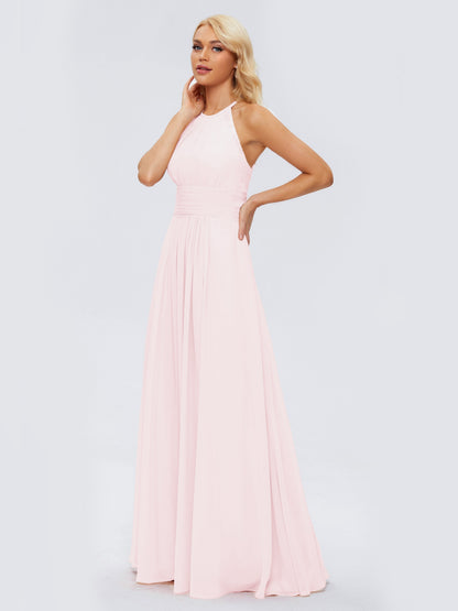 Arya Halter Chiffon Bridesmaid Dresses
