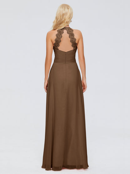 Arya Halter Chiffon Bridesmaid Dresses