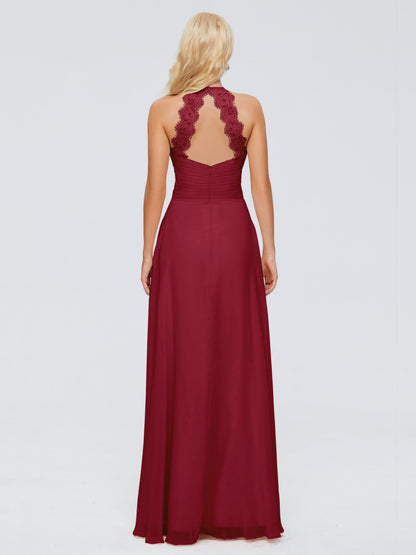 Arya Halter Chiffon Bridesmaid Dresses