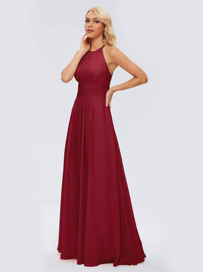 Arya Halter Chiffon Bridesmaid Dresses