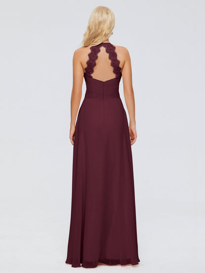 Arya Halter Chiffon Bridesmaid Dresses