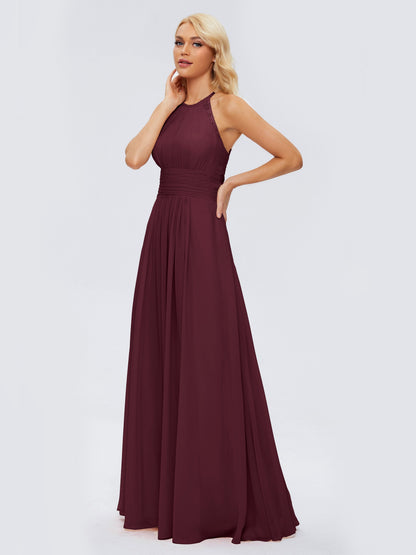 Arya Halter Chiffon Bridesmaid Dresses