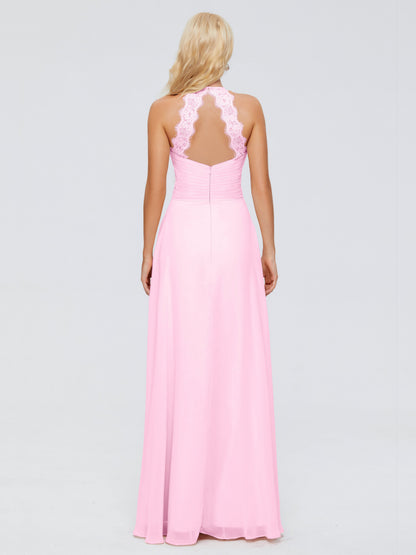 Arya Halter Chiffon Bridesmaid Dresses