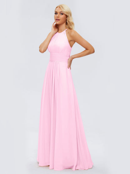 Arya Halter Chiffon Bridesmaid Dresses