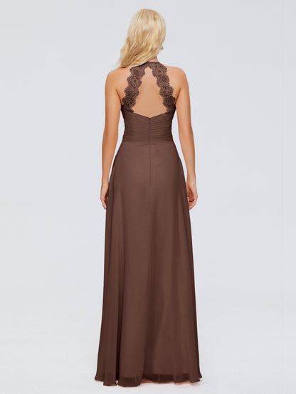 Arya Halter Chiffon Bridesmaid Dresses