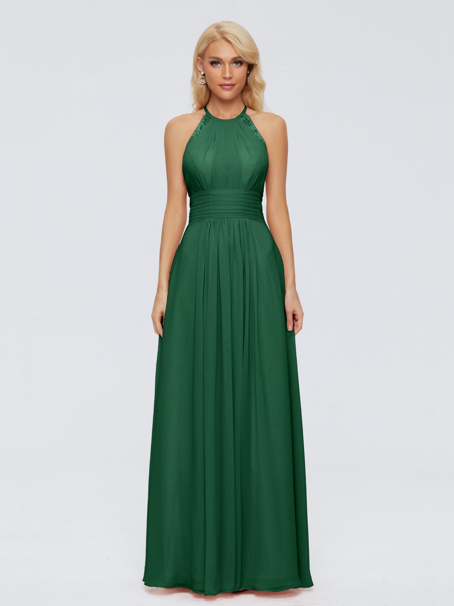 Arya Halter Chiffon Bridesmaid Dresses