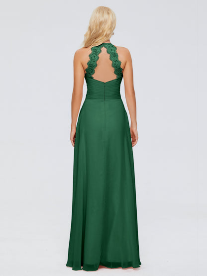Arya Halter Chiffon Bridesmaid Dresses
