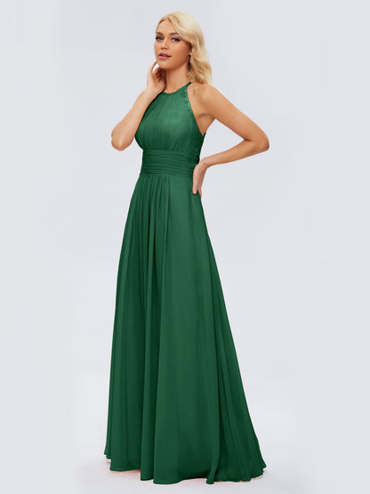 Arya Halter Chiffon Bridesmaid Dresses