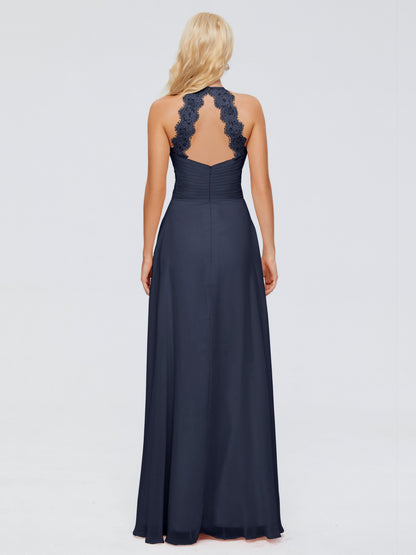 Arya Halter Chiffon Bridesmaid Dresses