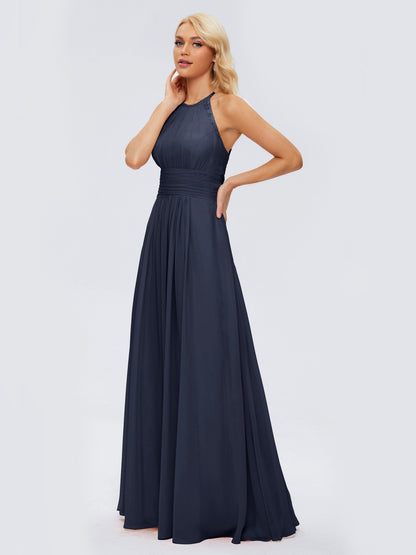 Arya Halter Chiffon Bridesmaid Dresses