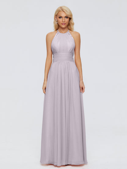 Arya Halter Chiffon Bridesmaid Dresses