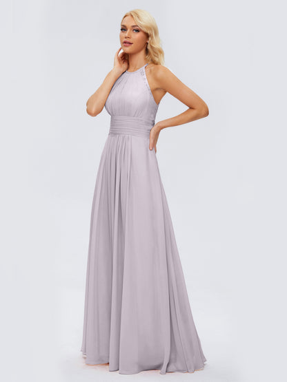 Arya Halter Chiffon Bridesmaid Dresses