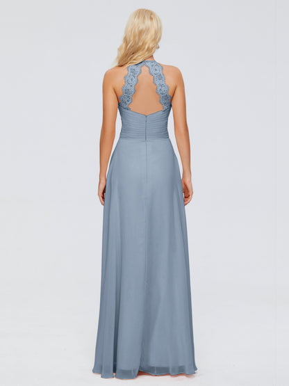Arya Halter Chiffon Bridesmaid Dresses