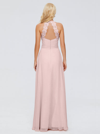 Arya Halter Chiffon Bridesmaid Dresses