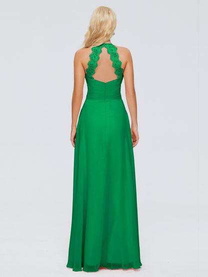 Arya Halter Chiffon Bridesmaid Dresses