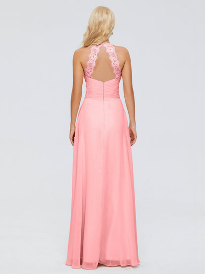 Arya Halter Chiffon Bridesmaid Dresses