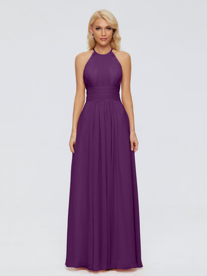 Arya Halter Chiffon Bridesmaid Dresses