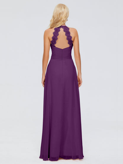 Arya Halter Chiffon Bridesmaid Dresses