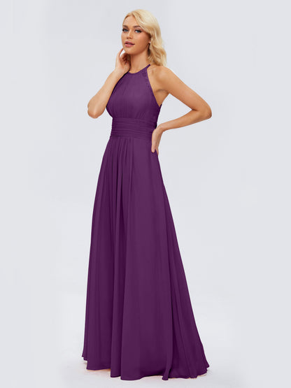 Arya Halter Chiffon Bridesmaid Dresses