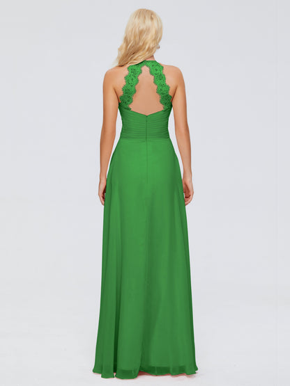 Arya Halter Chiffon Bridesmaid Dresses