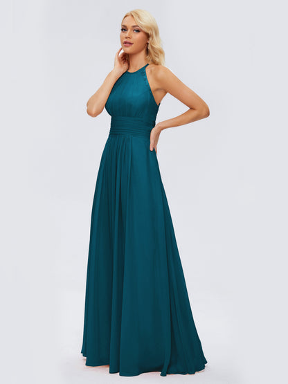 Arya Halter Chiffon Bridesmaid Dresses