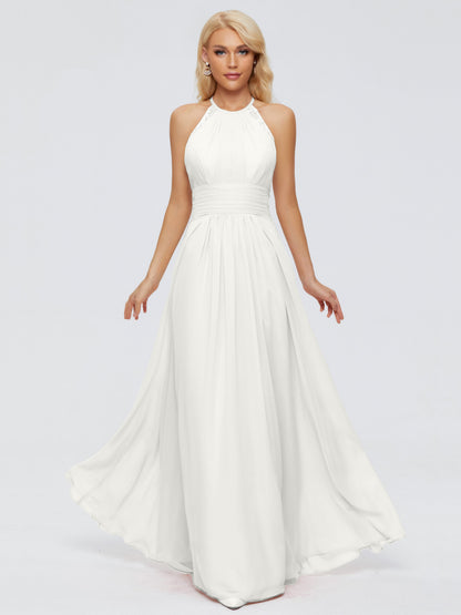 Arya Halter Chiffon Bridesmaid Dresses