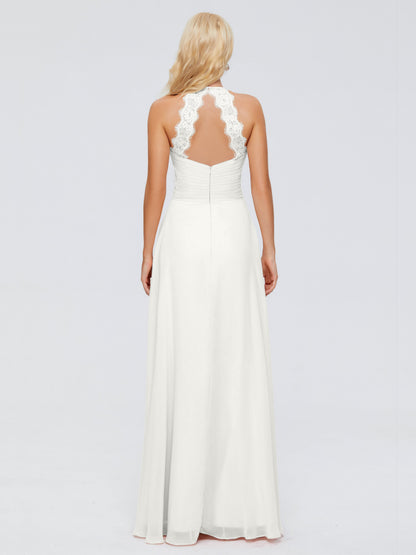 Arya Halter Chiffon Bridesmaid Dresses
