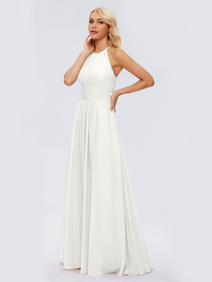 Arya Halter Chiffon Bridesmaid Dresses