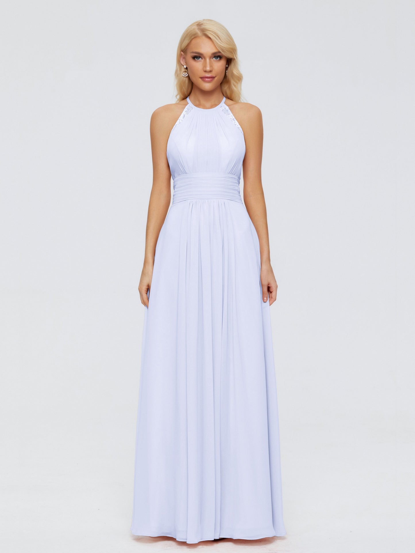 Arya Halter Chiffon Bridesmaid Dresses