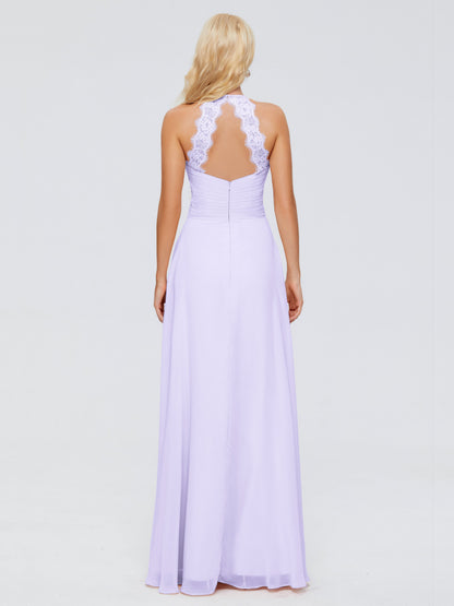 Arya Halter Chiffon Bridesmaid Dresses