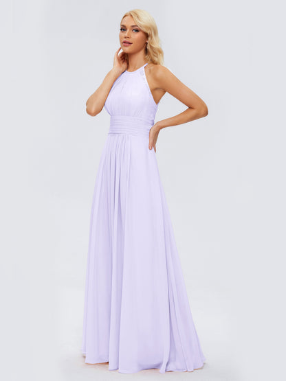 Arya Halter Chiffon Bridesmaid Dresses