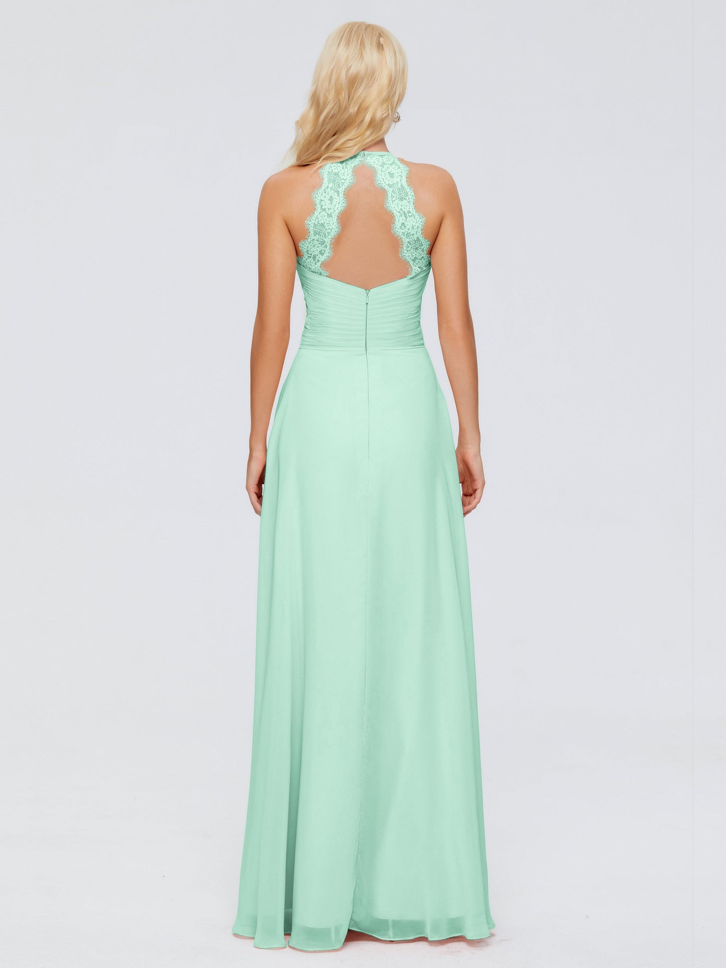 Arya Halter Chiffon Bridesmaid Dresses