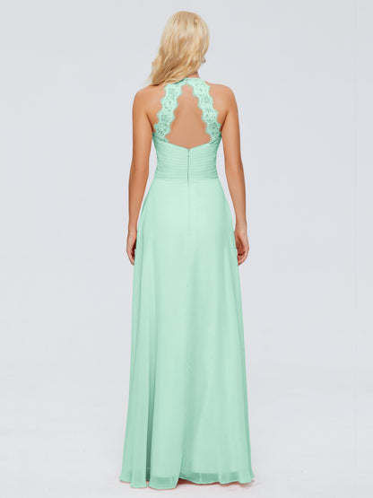 Arya Halter Chiffon Bridesmaid Dresses