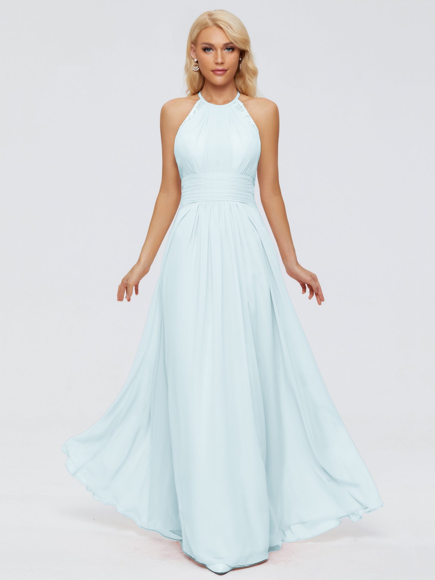 Arya Halter Chiffon Bridesmaid Dresses