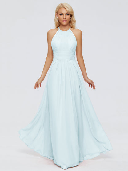 Arya Halter Chiffon Bridesmaid Dresses