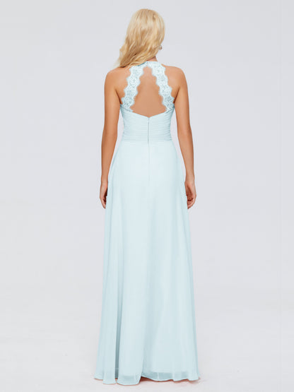 Arya Halter Chiffon Bridesmaid Dresses