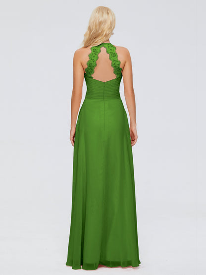 Arya Halter Chiffon Bridesmaid Dresses