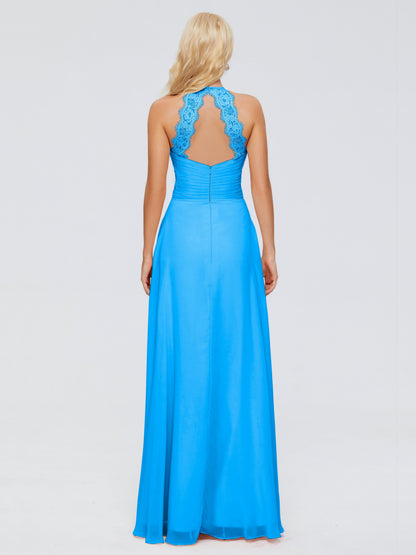 Arya Halter Chiffon Bridesmaid Dresses