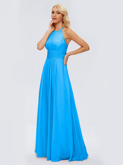 Arya Halter Chiffon Bridesmaid Dresses
