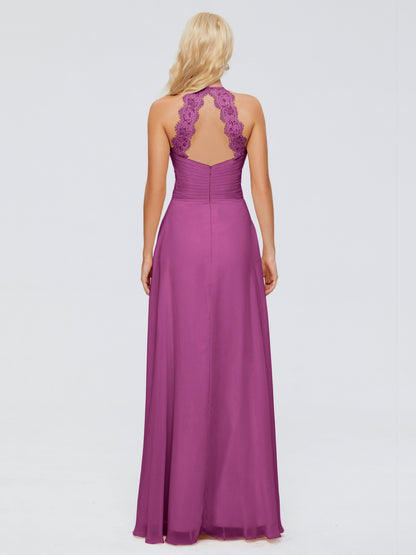 Arya Halter Chiffon Bridesmaid Dresses