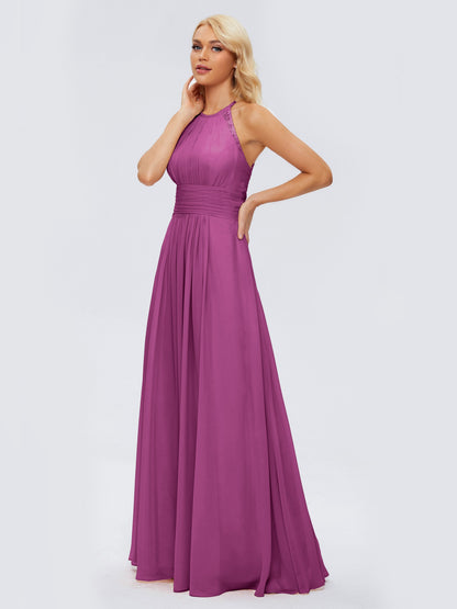 Arya Halter Chiffon Bridesmaid Dresses