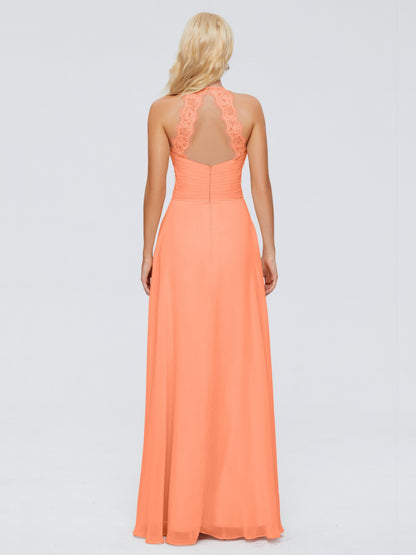 Arya Halter Chiffon Bridesmaid Dresses