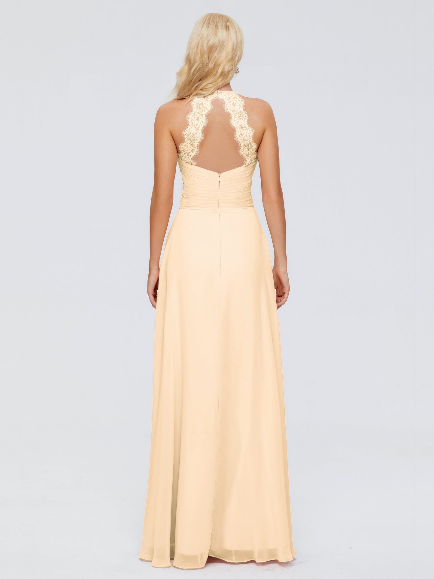 Arya Halter Chiffon Bridesmaid Dresses