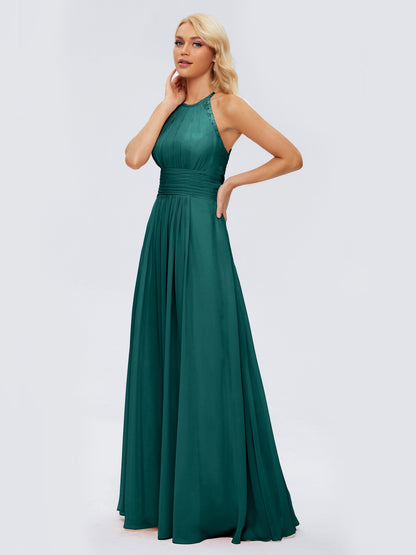 Arya Halter Chiffon Bridesmaid Dresses
