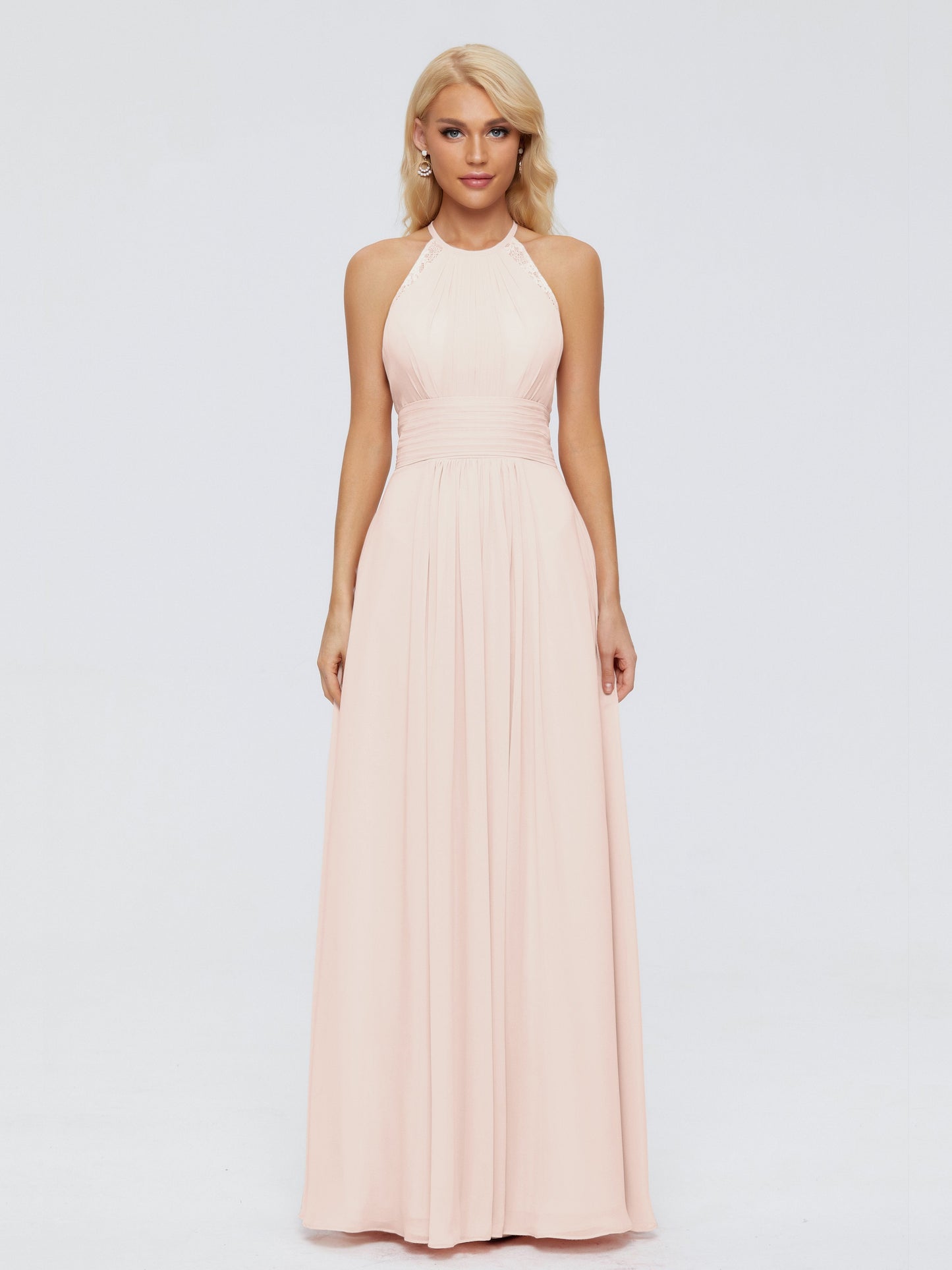 Arya Halter Chiffon Bridesmaid Dresses