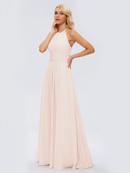 Arya Halter Chiffon Bridesmaid Dresses