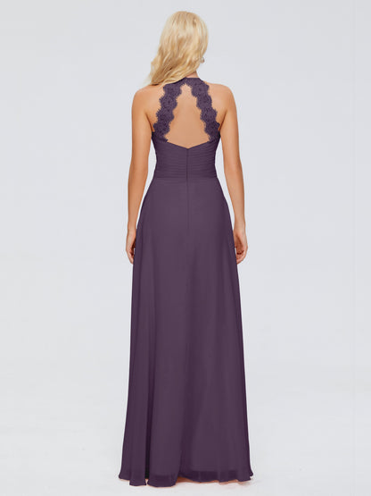 Arya Halter Chiffon Bridesmaid Dresses