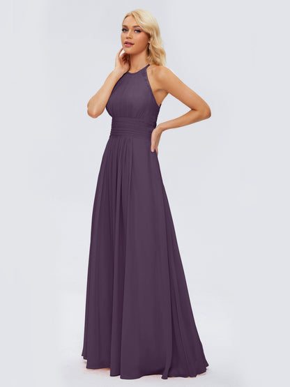 Arya Halter Chiffon Bridesmaid Dresses