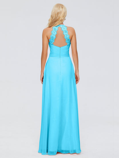 Arya Halter Chiffon Bridesmaid Dresses
