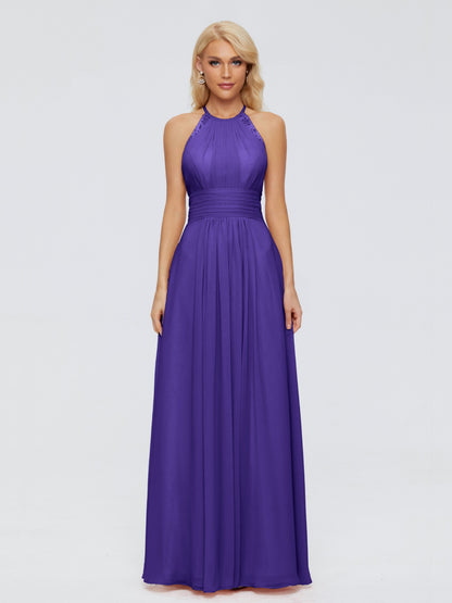 Arya Halter Chiffon Bridesmaid Dresses